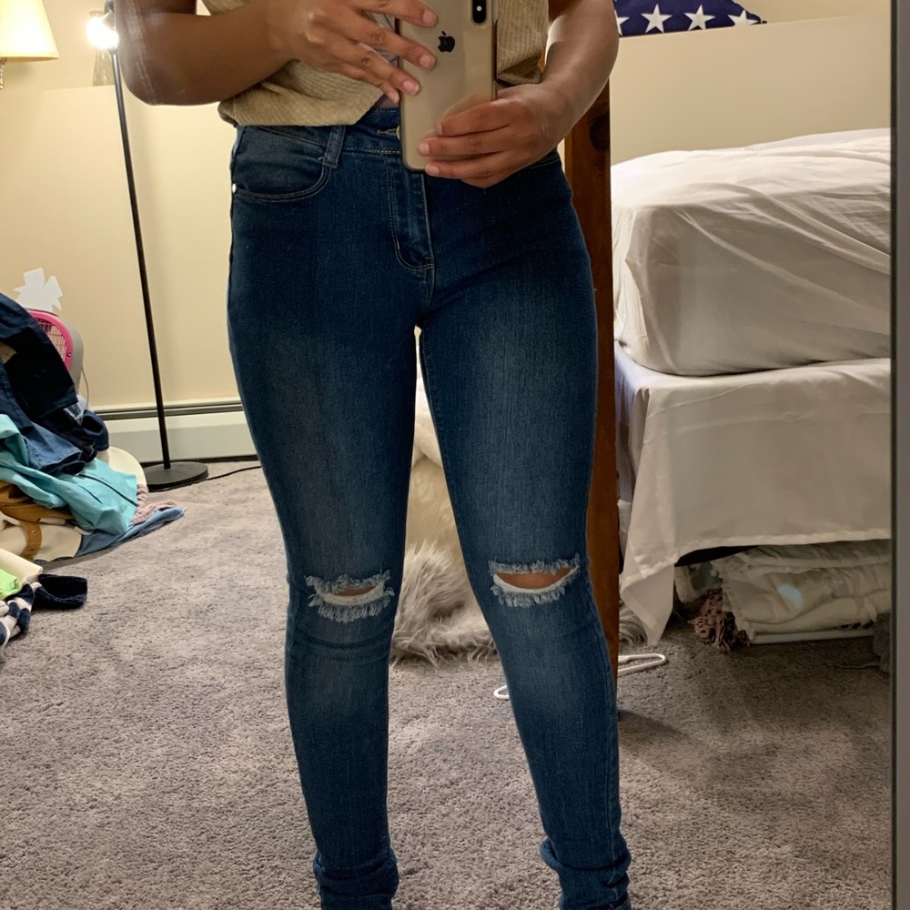 Fashion Nova Ripped Jeans